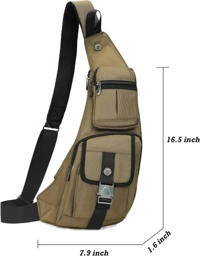 Vista 46 de Nicgid Sling Bag - Mochila bandolera para hombre), LYSB01NH075BJ-SPRTSEQIP