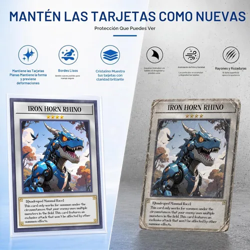 Vista 4 de 100 fundas transparentes para tarjetas intercambiables, fundas de plástico suave para tarjetas de béisbol, tarjetas deportivas, tarjetas de juego