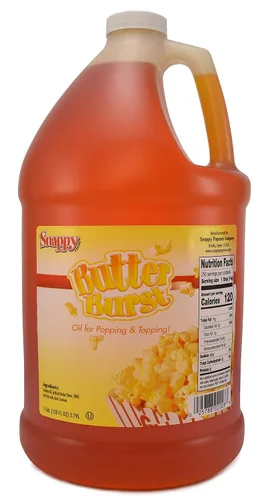 Vista 4 de Snappy Aceite de palomitas de maíz Butter Burst, 1 galón, paquete de 4