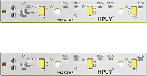 Vista 9 de WR55X26679 Placa de luz LED para reemplazo de luz LED de refrigerador GE y reemplazo de luz LED del congelador Ge Reemplaza PS11767930 AP6035586