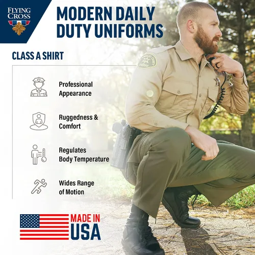 Vista 4 de FX STAT - Pantalones para hombre para policía, sheriff, bomberos, EMS, paramédico, clase B, 10 bolsillos