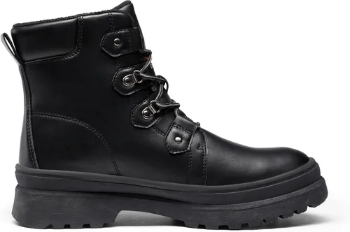 Vista 3 de Bruno Marc Botas de nieve impermeables aisladas para hombre, botas de trabajo para senderismo y exteriores