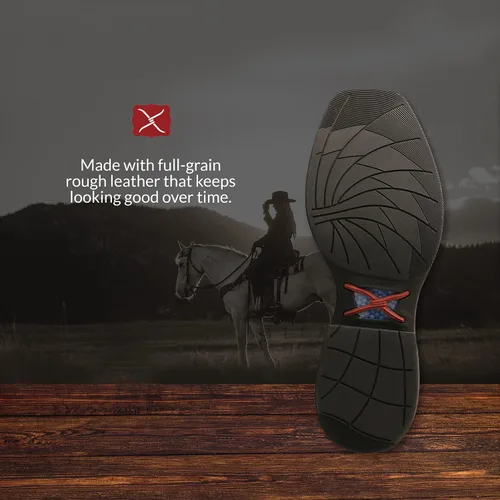 Vista 6 de Twisted X Botas Tech X de 11 pulgadas para hombre - Cómodas botas occidentales casuales para hombre