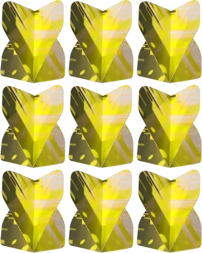 Vista 7 de PATIKIL Dart Flights - Accesorios de dardos estándar PET piezas de repuesto para punta de acero suave, estilo de rayas gruesas Gris