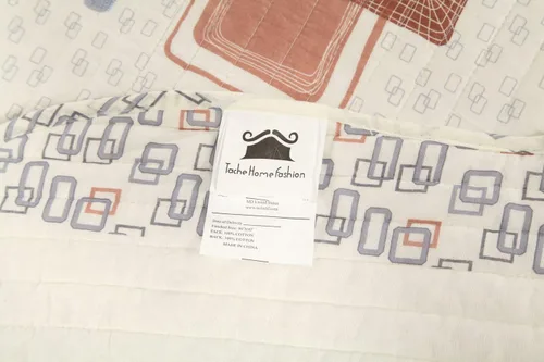Vista 3 de Tache - Juego de colcha de 3 piezas con diseño floral de catedral celta, tamaño Queen