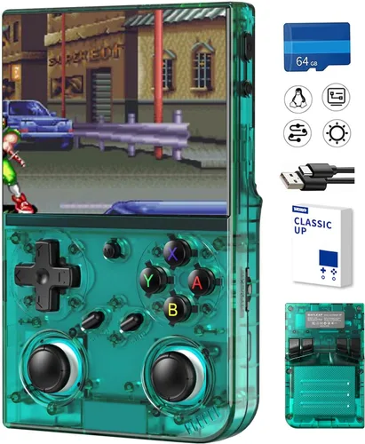 Vista 12 de Retro Handheld Game Console,Portable Game with 3.5 Inch IPS Screen,with 64G TF Card Pre-Installed 4353 Games Supports 5G WiFi Bluetooth HDMI and TV