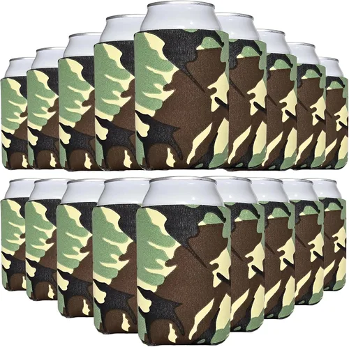Vista 37 de TahoeBay Blank - Fundas enfriadoras de latas a granel, 12 onzas, paquete de Negro