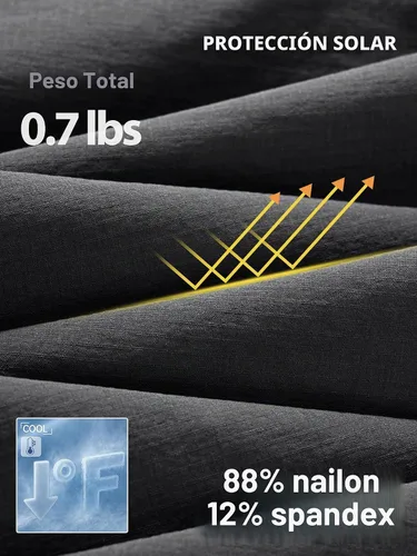 Vista 3 de Pantalones de senderismo para hombre, ligeros, de carga, de trabajo, tácticos, de nailon, elásticos, impermeables, de secado rápido, para pesca