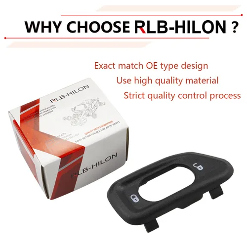 Vista 2 de RLB-HILON Bisel del interruptor de cerradura de puerta, compatible con Jeep