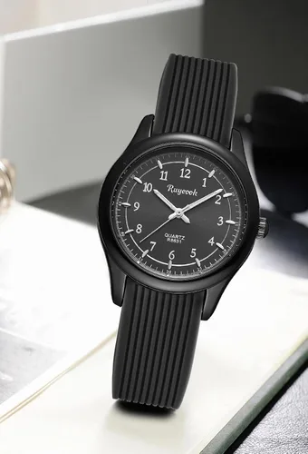 Vista 7 de Reloj de enfermera impermeable para mujer, reloj analógico de enfermería con segunda mano, esfera de fácil lectura