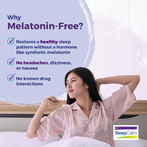 Vista 5 de Boiron SleepCalm - Ayuda para dormir para un sueño nocturno profundo, relajante y reparador, sin melatonina y sin formación de hábitos, 60