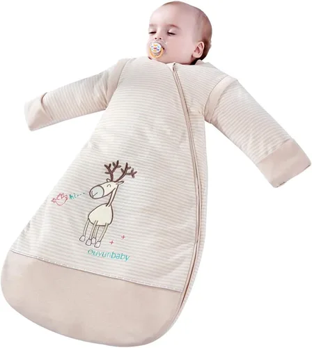 Vista 6 de Babyah 3-Way Zipper Sleeping Bag Sack for Toddler Baby Girl Boy Unisex Baby Sleep Sack, Baby Sleeping Bag
