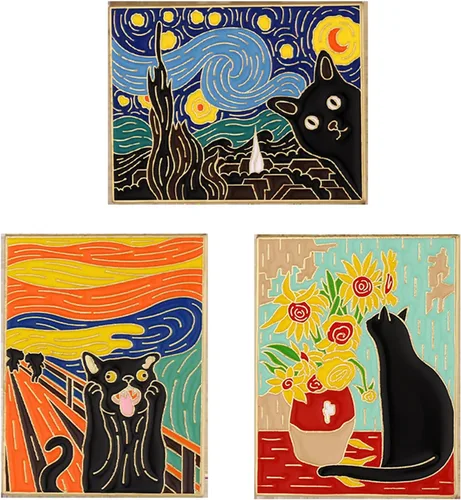 Vista 7 de Juego de pines esmaltados de anime, divertidos broches para mochila, chaqueta, ropa, insignias de solapa de dibujos animados, botones estéticos a