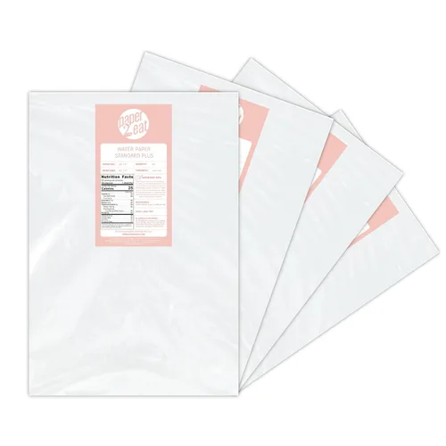 Vista 23 de Hojas de Papel Oblea Comestible Imprimible de paper2eat (0.40 mm - 25 hojas/Vainilla)
