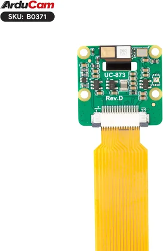 Vista 3 de Arducam Módulo de cámara de enfoque automático de 16MP para Raspberry Pi con carcasa ABS, IMX519 Cámara de enfoque automático de alta resolución