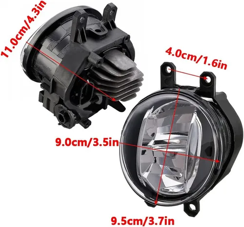 Vista 6 de Riloer Lámpara antiniebla para parachoques delantero, luces antiniebla, compatible con RAV4 2019-2023