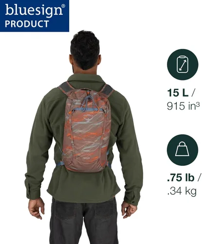 Vista 2 de Osprey Daylite Cinch Mochila, Algas Verde