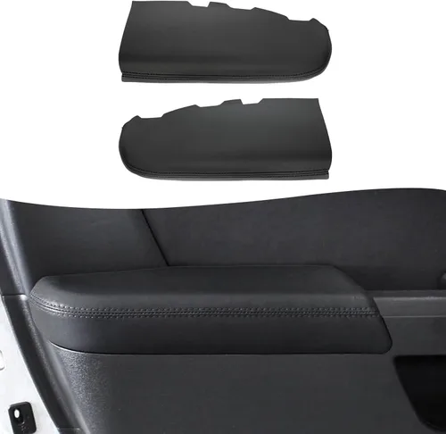 Vista 9 de KBH Funda para reposabrazos de consola central para Honda Pilot 2009-2015, accesorios interiores de cuero de vinilo, protector de cojín con bolsillo