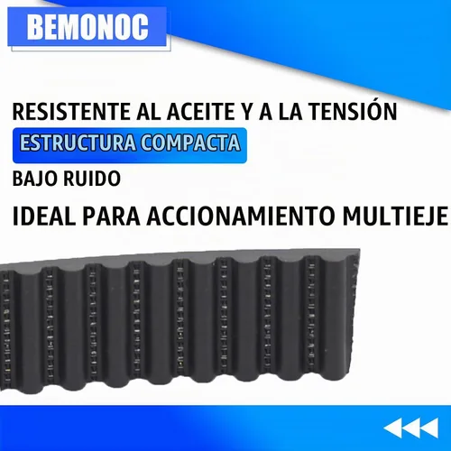 Vista 5 de HTD3M - Correa de distribución de PU de extremo abierto, 0.591 in, para máquinas de grabado láser CNC, paquete de 16.4 ft