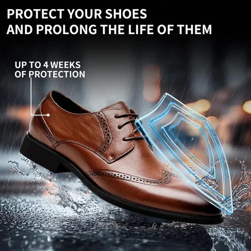 Vista 5 de Protector de gamuza en aerosol, protector de agua de tela, protección impermeable contra la lluvia y las manchas para botas, zapatos, sofás