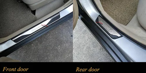Vista 5 de Protector de umbral de puerta, para Mazda 6 2015-2020, paneles de patada, placa de protección de umbral para piezas de automóvil