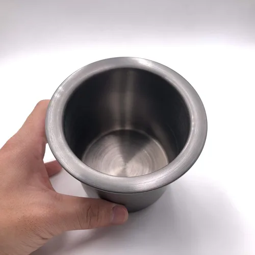 Vista 7 de Paquete de 1 soporte de bebida de acero inoxidable para mesa de póquer, soporte para bebidas (negro)