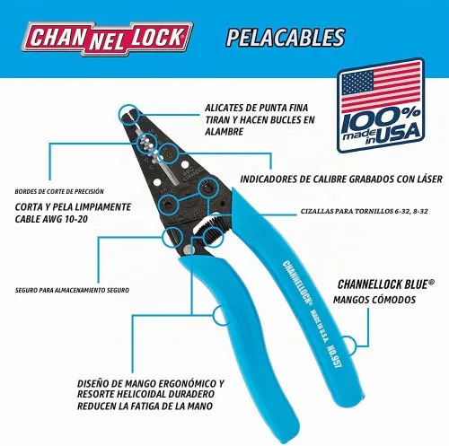 Vista 2 de Herramienta de cableado Channellock