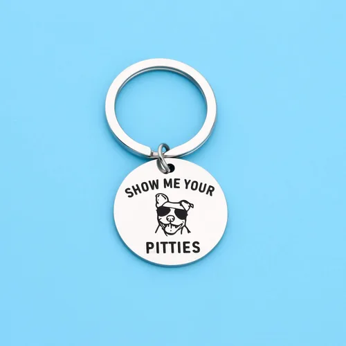 Vista 3 de TIIMG Pitbull - Llaveros para perros Pitbull