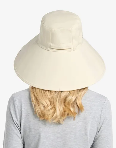 Vista 5 de Solbari Sombrero de sol de ala ancha definitivo para mujer UPF50+ Beige