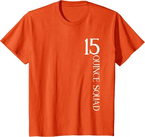 Vista 82 de Quince Squad Quinceanera 15th Birthday - Camiseta de quinceañera para niñas Asphalt Grey