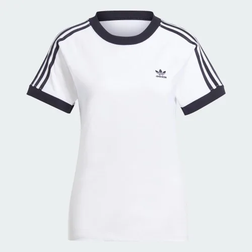 Vista 5 de adidas Originals Adicolor Classics - Camiseta delgada de 3 rayas para mujer