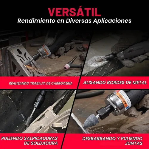 Vista 5 de Ingersoll Rand Amoladora de troqueles neumática de 1/4 pulgadas 3107G