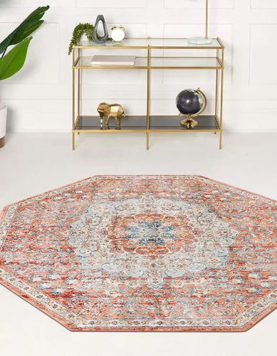 Vista 22 de Unique Loom Newport Collection - Alfombra de área con olmos (2' x 3' 11" gris/marfil)