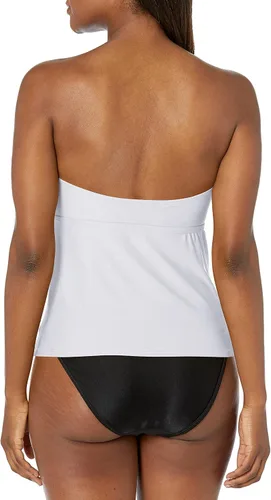 Vista 2 de Catalina Women's Twist Front Bandeau Tankini Swimsuit