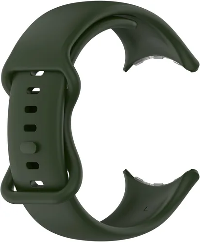 Vista 3 de Compatible con correas de reloj Google Pixel, silicona suave, correa deportiva ajustable para Google Pixel Watch 3 de 1.614 pulgadas/Pixel Watch
