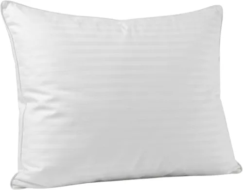 Vista 2 de East Coast Bedding Almohada de plumón de ganso blanco y plumas, soporte firme medio, 300 hilos, carcasa 100% algodón, estándar