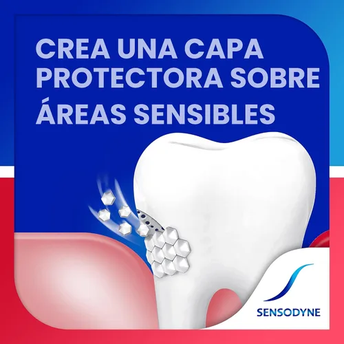 Vista 4 de Sensodyne Sensitivity & Gum Whitening Toothpaste, Pasta de Dientes para Dientes Sensibles y Problemas de Encías, 3.4 Onzas (Paquete de 3)