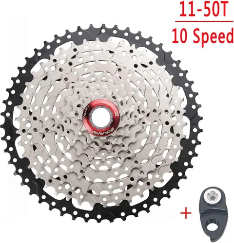Vista 2 de BOLANY 8-9-10-11-12 Casete de velocidad 11-32T 11-36T 11-40T 11-42T 11-46T 11-50T 11-52T amplia relación MTB Piñón rueda libre Piñón de rueda libre