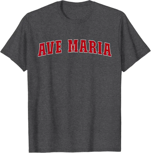Vista 32 de Ave Maria FL Florida - Camiseta, Negro