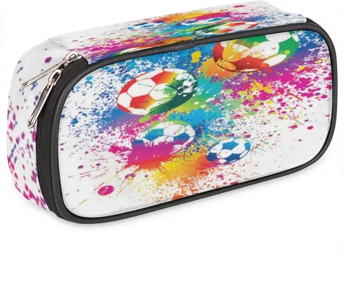 Vista 13 de Pardick Estuche para lápices azteca de gran capacidad, con estampado azteca, con compartimentos con cremallera, para niños, niñas, adultos