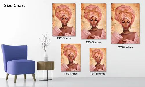 Vista 77 de Arte de pared afroamericano, decoración de rey y reina bailarín negro para sala de estar, arte de pareja de amor negro para dormitorio, lienzo