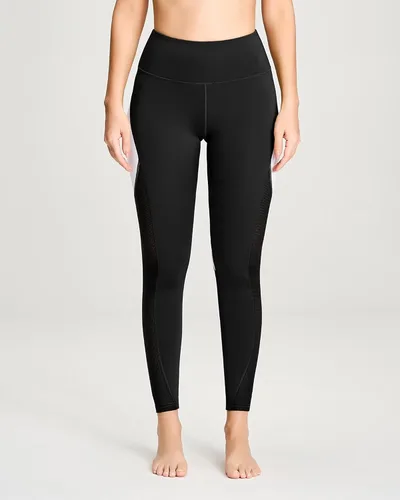 Vista 3 de Malla Queenieke 8030 de yoga, para correr, leggings con color combinado, para mujer
