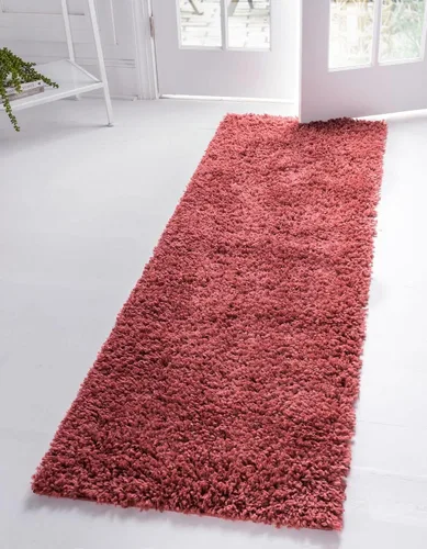 Vista 143 de Unique Loom Colección Davos Shag - Alfombra Lino