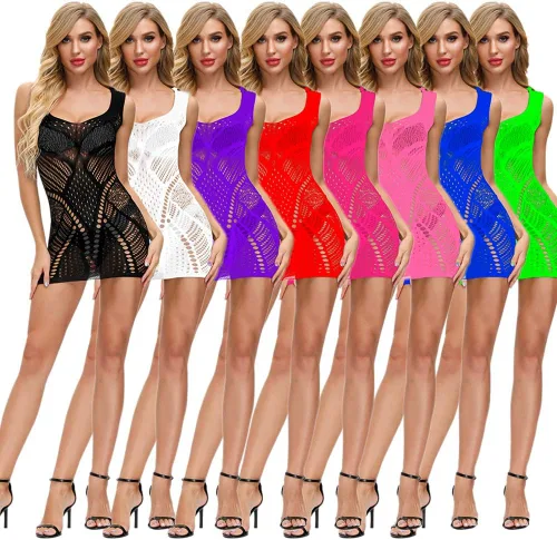 Vista 7 de Camisetas de malla para mujer, talla única