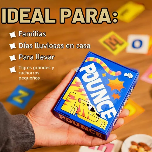 Vista 5 de Big Potato Juego de cartas para agarrar letras para niños y adultos