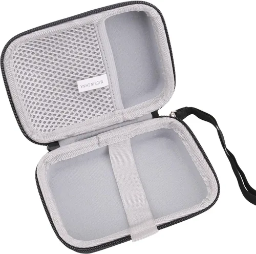 Vista 5 de WAIYUCN Estuche de transporte rígido de EVA para Miyoo Mini Plus, funda de consola de juegos de mano retro de 3.5 pulgadas (rosa)