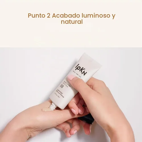Vista 3 de Crema BB de humectación y firmeza IPKN factor 45, Light Claro
