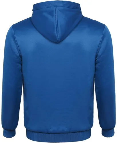 Vista 3 de JiangWu Abrigo con capucha y forro polar para mujer, chaqueta cálida gruesa para invierno, Negro