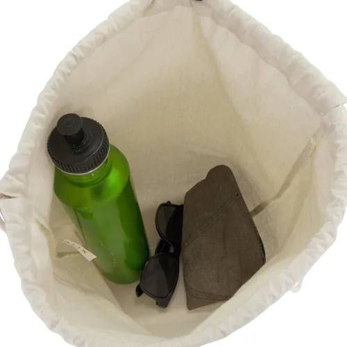Vista 8 de DALIX Mochila de lona con cordón para gimnasio para hombre y mujer, paquete de 2, Natural, Viajar