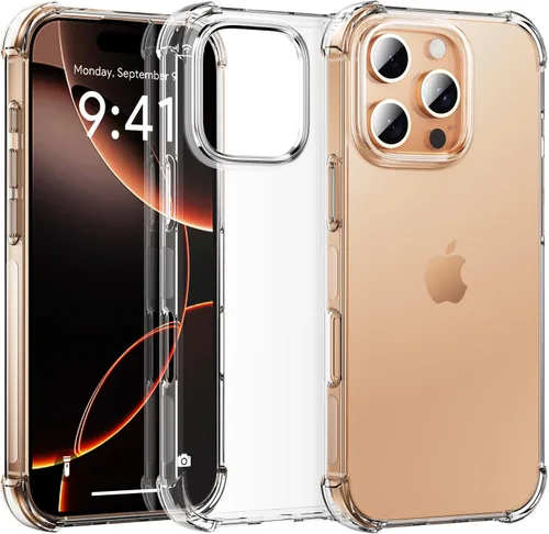 Vista 14 de Funda transparente para iPhone 12 Pro Max, ultrafina, flexible, resistente a los arañazos, gel de TPU de goma suave de silicona protectora